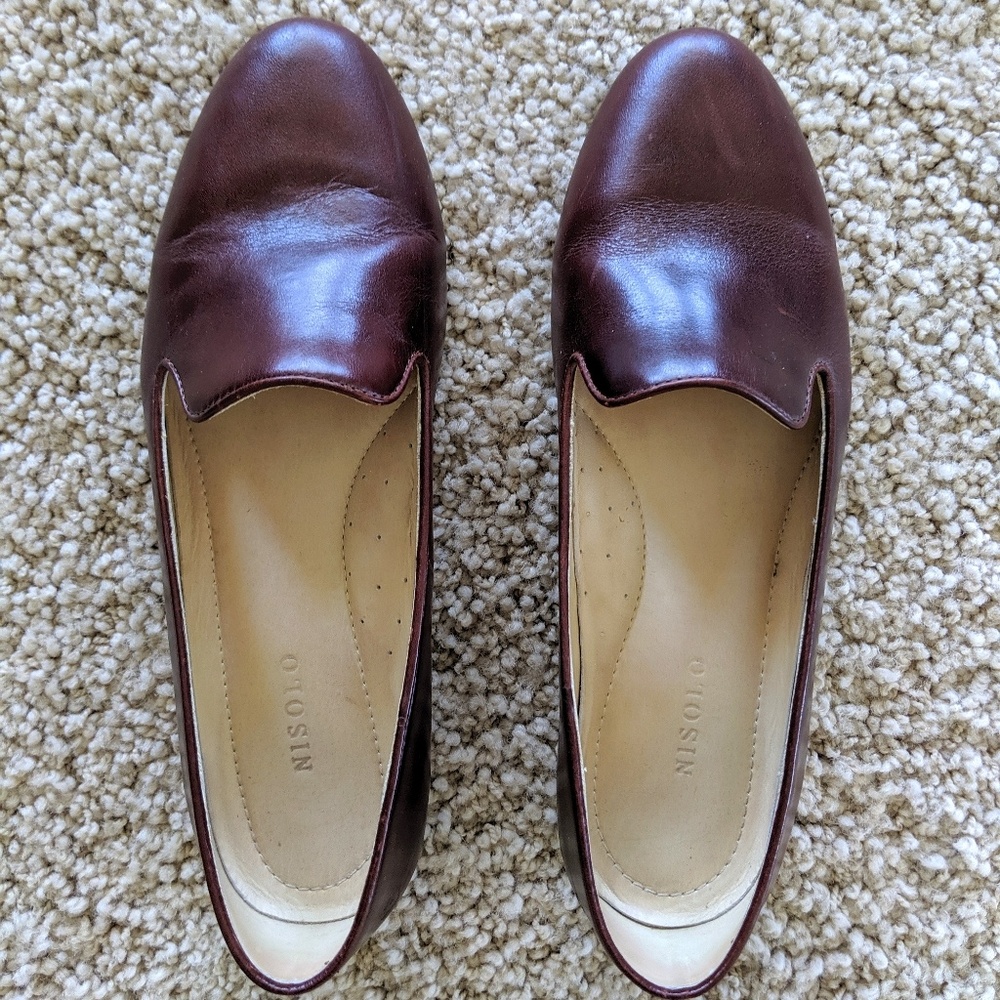 Nisolo Smoking Shoe in Brandy